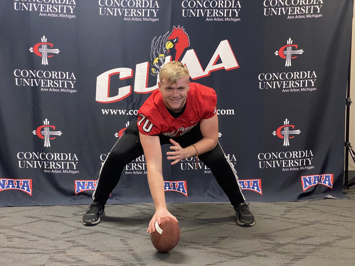 OwenFoster70's tweet photo. A great visit to Concordia University Ann Arbor today.
A beautiful campus and an excellent football staff with some really cool "family" traditions!
@CUAA_Football 
@CUAACardinals 
@CoachMonte_ 
@CoachSchu44 https://t.co/g170v9I4EG