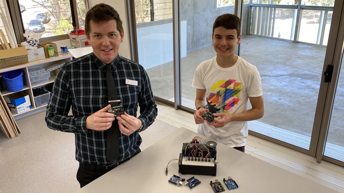 Year 10 student Harrison Asmar is Indro's critical friend in Digital Citizenship and curriculum innovation. Harrison’s first role has been advising on a pilot program introducing the micro:bit, a pocket-sized codeable computing device, this term: indoorooshs.eq.edu.au/calendar-and-n…