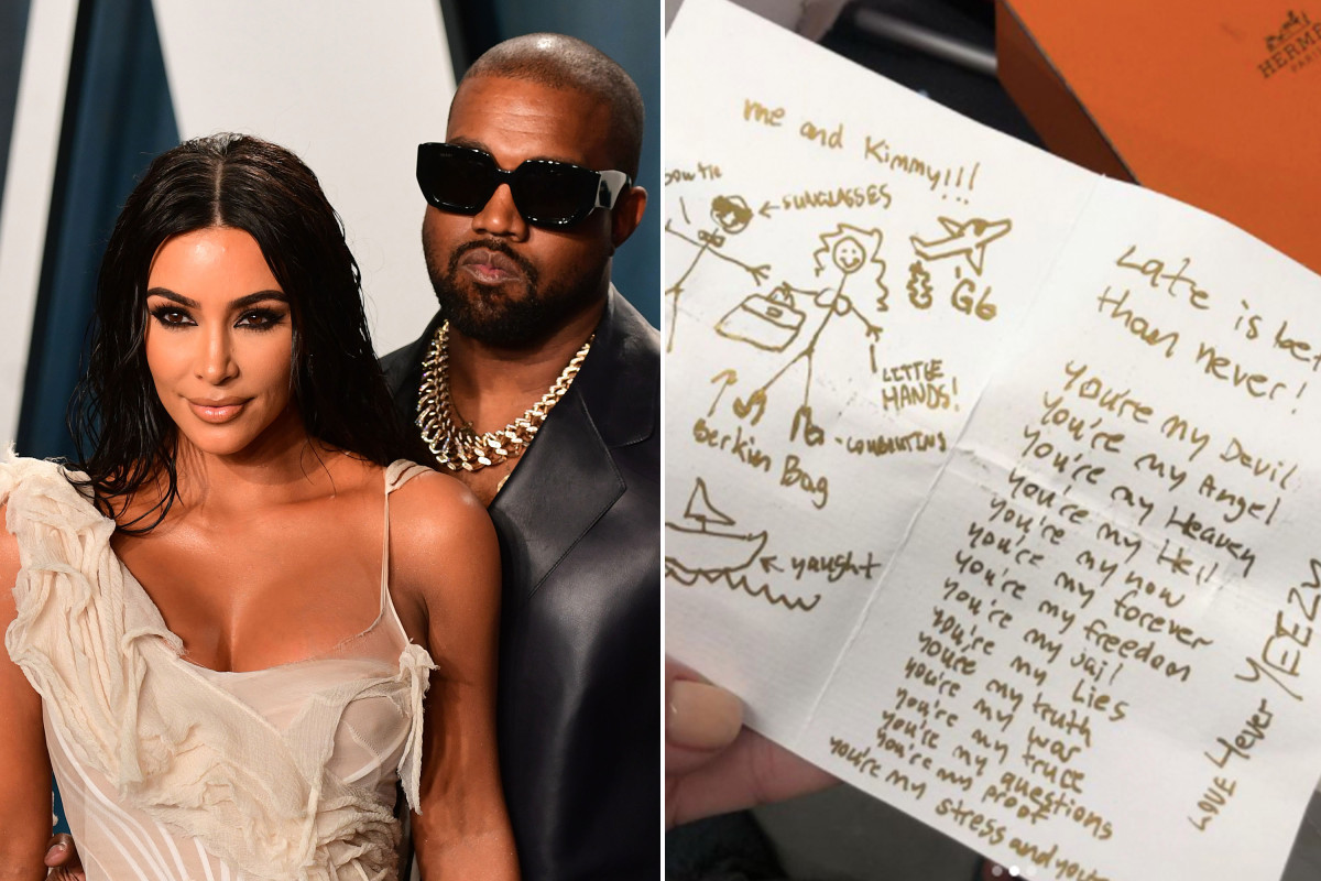 Kim Kardashian shares poem Kanye West wrote for her 30th birthday