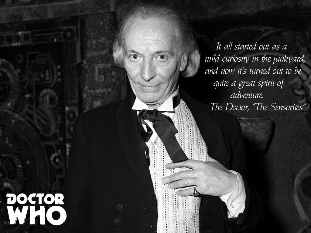 Who better to describe the show on its 57th than the First Doctor himself?

Happy Doctor Who Day!