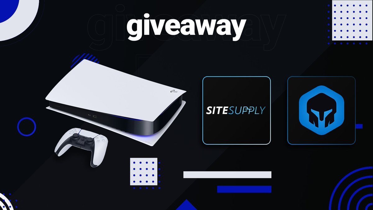 SiteSupply (@thesitesupply) on Twitter photo PS5 FLASH Giveaway 🥳
Prizes: 🎁
- 1 x PLAYSTATION 5
- 1 x <a href="/TheSiteSupply/">SiteSupply</a> Membership
- 1 x @SMDTrading Membership
Rules: 📃
• Turn on notifications for all accounts.
• Retweet & Like this tweet.
Winners picked in 59 MINUTES! 🎉 PS5 FLASH Giveaway 🥳
Prizes: 🎁
- 1 x PLAYSTATION 5
- 1 x <a href="/TheSiteSupply/">SiteSupply</a> Membership
- 1 x @SMDTrading Membership
Rules: 📃
• Turn on notifications for all accounts.
• Retweet & Like this tweet.
Winners picked in 59 MINUTES! 🎉