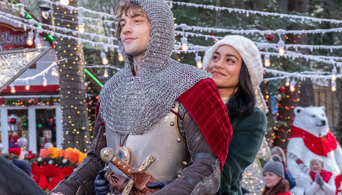 HERE’S WHAT I KNOW: Vanessa Hudgens plays Stacy, Margaret & Fiona in The Princess Switch: Switched AgainVanessa plays Brooke in The Knight Before Christmas Aldovia is real in The Knight Before ChristmasAldovia’s King & Queen (Amber & Richard) cameo in Switched Again