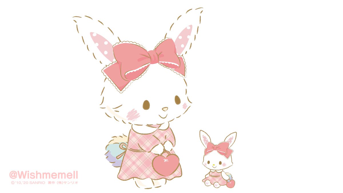 dress bow white background pink dress rabbit simple background blush  illustration images