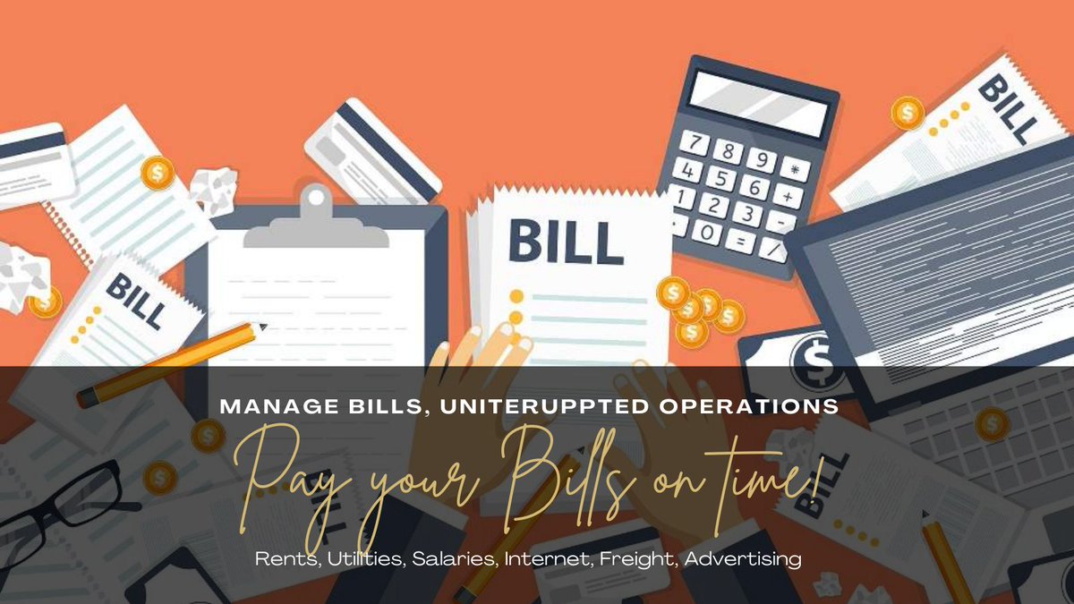 JasonableP's tweet photo. In order for a business to operate, necessary expenses may incur. Manage your bills in order to not interrupt business operations. Pay on time, classify, and prioritize. Hire a Bookkeeper. #DigitalJobs #VirtualAssistant #Freelancing #FilipinoVA #bookkeeping #bookkeeper #VAforHire https://t.co/NTQOvVYfUB