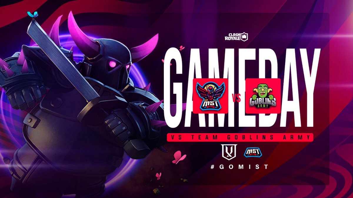 ⚔ | MATCHDAY
⌚| 20:00🇲🇽
🎯 @TeamGoblinsArmy

Nos medimos con armada de duendes buscando arrebatarles la victoria de este encuentro importantísimo de cara a PlayOffs.

🦉| #GoMist 🦉