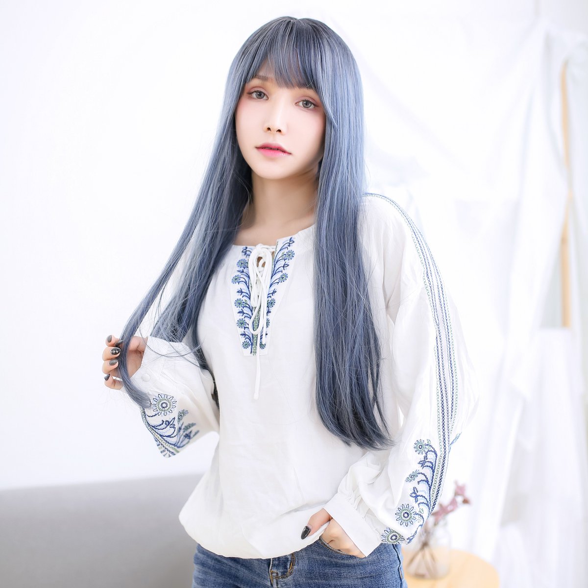 Tefure ファッションウィッグ テフリ プレゼント企画 Modeロングストレート ブラック ネイビーブルー が当たる 応募方法 1 Tefurecojpをフォロー 2 このツイートをrt 〆12 2 水 当選1名 T Co Dtpgpn7qmw プレゼント企画実施