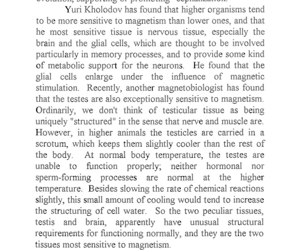 PeatQuotes's tweet photo. [HIGHER ORGANISMS AND MAGNETISM] https://t.co/uvEU6bltOc