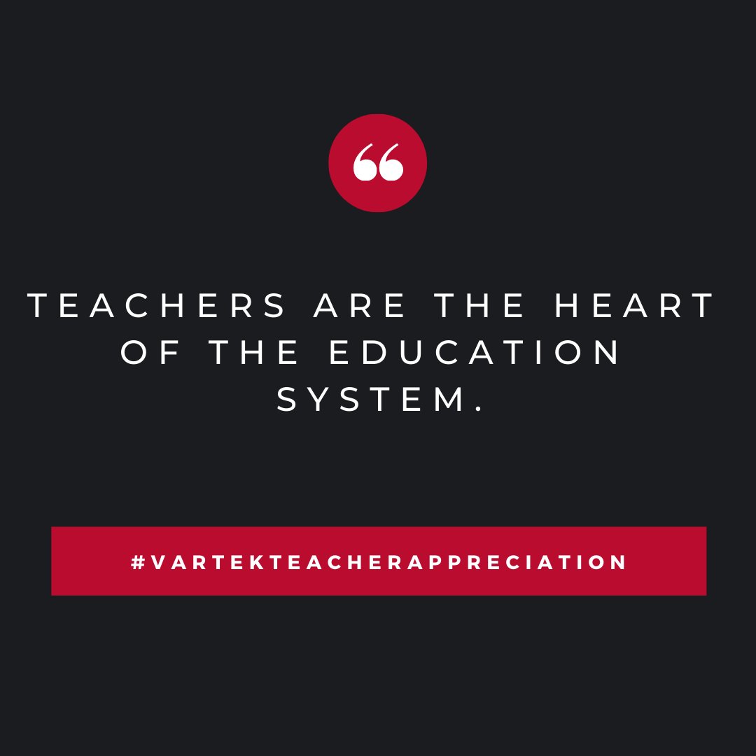 Vartek's tweet photo. As Thanksgiving quickly approaches, we wanted to take a moment to recognize and thank all the incredible teachers out there- you truly are the heart of the education system. Tag a teacher you want to thank! #K12education #K12 #TeachersofTwitter #ThankATeacher #TeacherAppreciation https://t.co/2KXj23ueF6