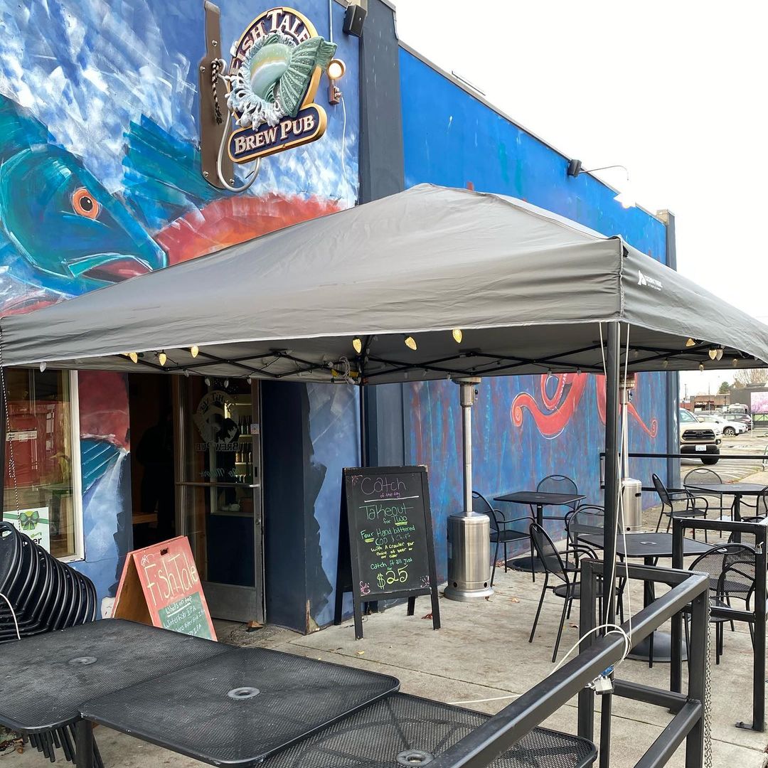 We are OPEN for takeout food, beer and cider! Working on heaters and tents as we speak! Stop by and grab whatever you need, we are here and ready to serve you!
#fishtalebrewpub🍺 #olympia #craftbeer #suportlocalbusiness #since1993