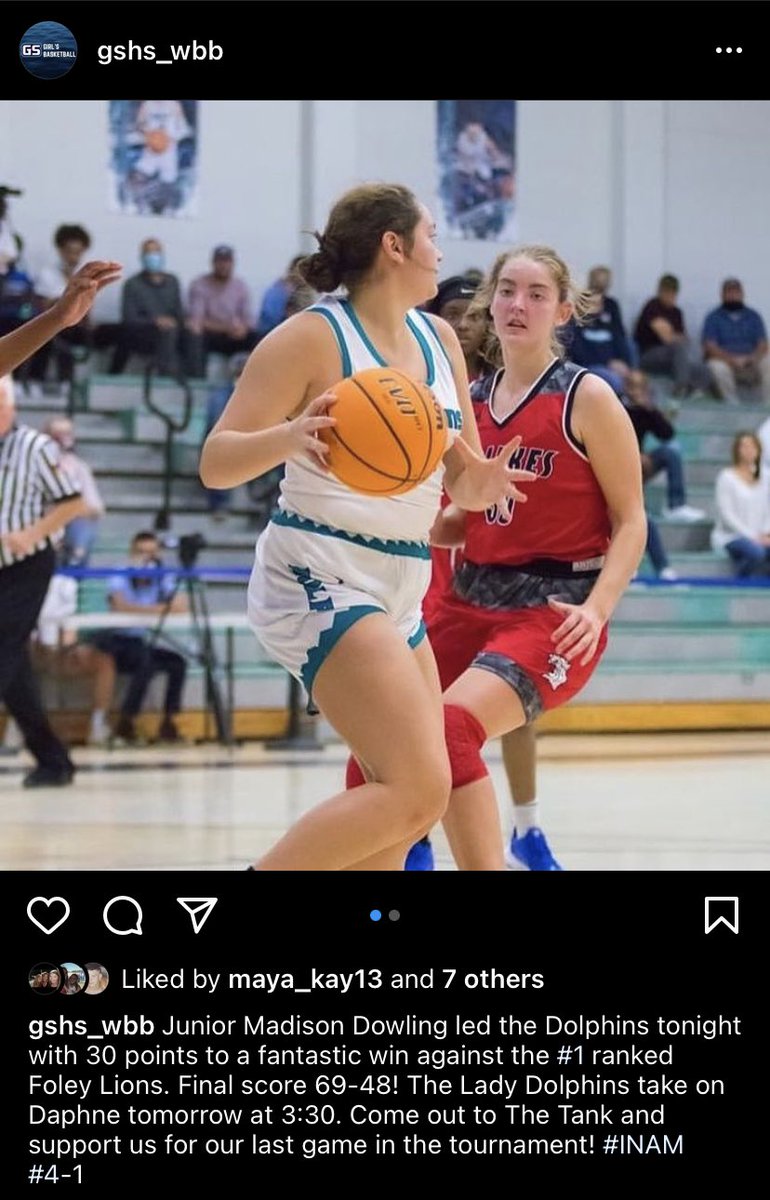 MadisonDowling1's tweet photo. 30 Pts 10 reb and a win against #1 ranked 7A Foley Highschool let’s keep it rolling!!  @dowling_roscoe @Georgia_Metros @SATXrecruiting @AlleighCoburn @tn_recruiting https://t.co/KBSuRX1gi8