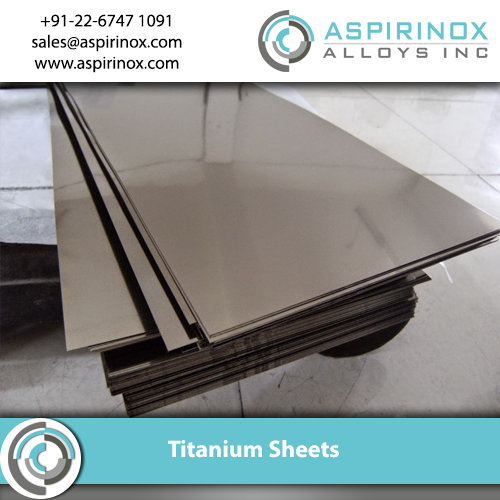 AspirinoxAlloys's tweet image. Aspirinox Alloys Inc is a prominent stockist &amp;amp; exporter of Titanium Sheets in India &amp;amp; worldwide. Available in various materials, grades &amp;amp; specifications at best prices.

Visit: ow.ly/oNX850CqXCI

#TitaniumSheets #Pipes #Titanium