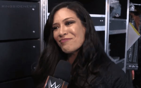 MelinasQueendom's tweet photo. Just look at the pure excitement in her face when she was invited back to #RawReunion , even with a shitty segment she still was happy to be there and be apart of that special moment❤️ #BringMelinaBack #WeWantMelina @WWE @VinceMcMahon @TripleH https://t.co/9Sgpd3RYTY