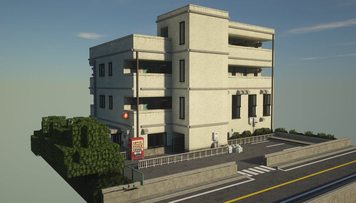 InstantNootles's tweet photo. There's just something about Japanese apartments.
#Minecraft 
#WeAreConquest
#路地裏MOD https://t.co/VBFKbcQ0WA