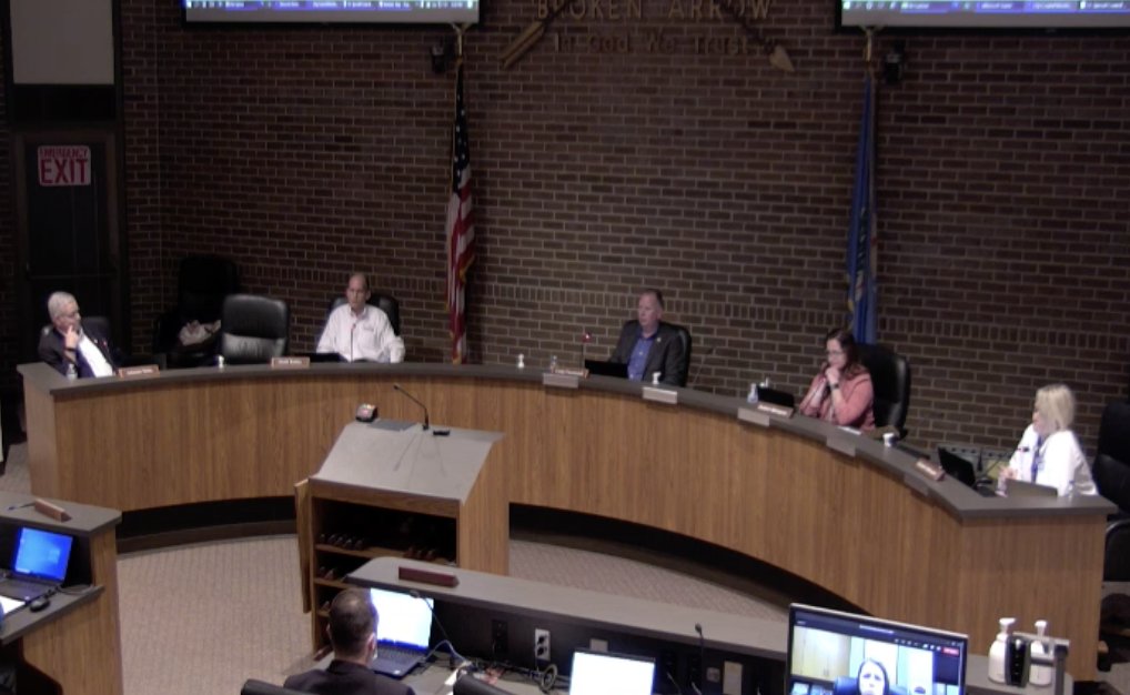 Resolution rejected 1-4. Councilor Parks only vote in favor of the resolution. Broken Arrow City Council votes not to resolve to "strongly encourage the use of masks." Raucous applause. Meeting adjourned. That's a -30-.