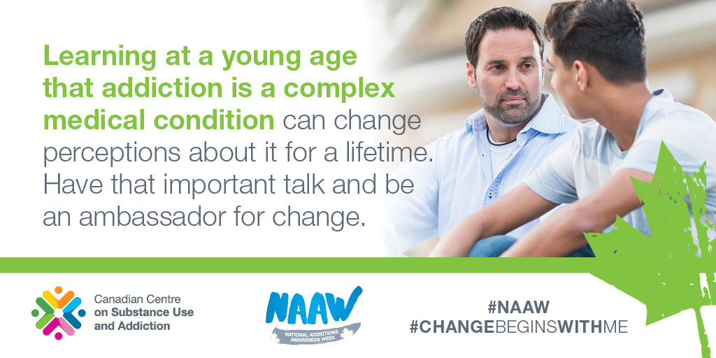 It’s National Addiction Awareness Week. Canadian are taking action to help people dealing with substance use and addiction. Here are some ideas on how you can make change: news.interiorhealth.ca/news/change-be… #ChangeBeginsWithMe #NAAW