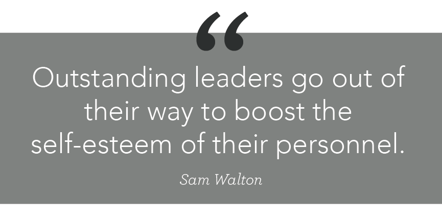 TimElmore's tweet photo. “Outstanding leaders go out of their way to boost the self-esteem of their personnel." – Sam Walton https://t.co/4LJwZvGjra