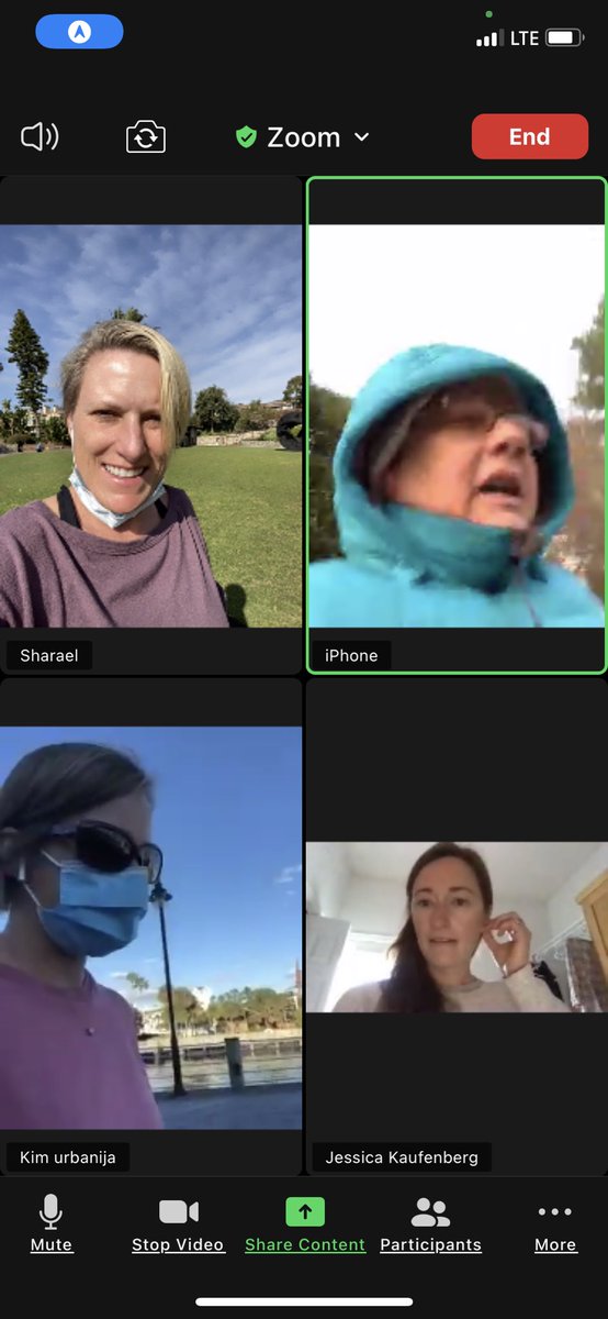 Had a great time doing a virtual walk with my #50fortheCure friends around the country!