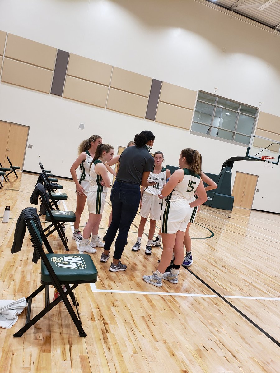 CRHSgbball's tweet photo. First game, first win for our JV girls tonight! @JordyneD 🐍🏀 https://t.co/fqDgT9O4JD