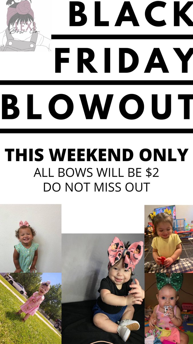 lexibowco's tweet photo. This weekend all bows will be $2 😍😍 https://t.co/OJFLCOe2xt