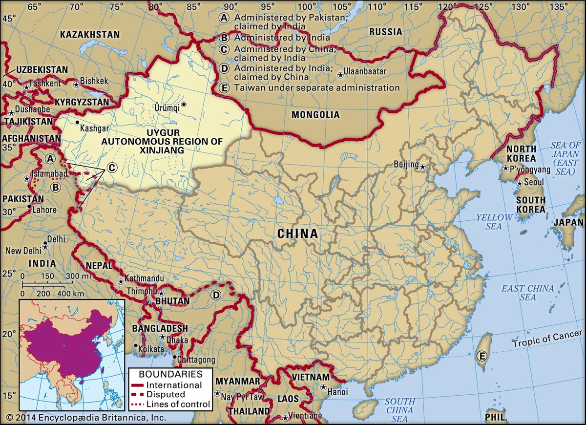 Xinjiang is a massive region larger than Mongolia