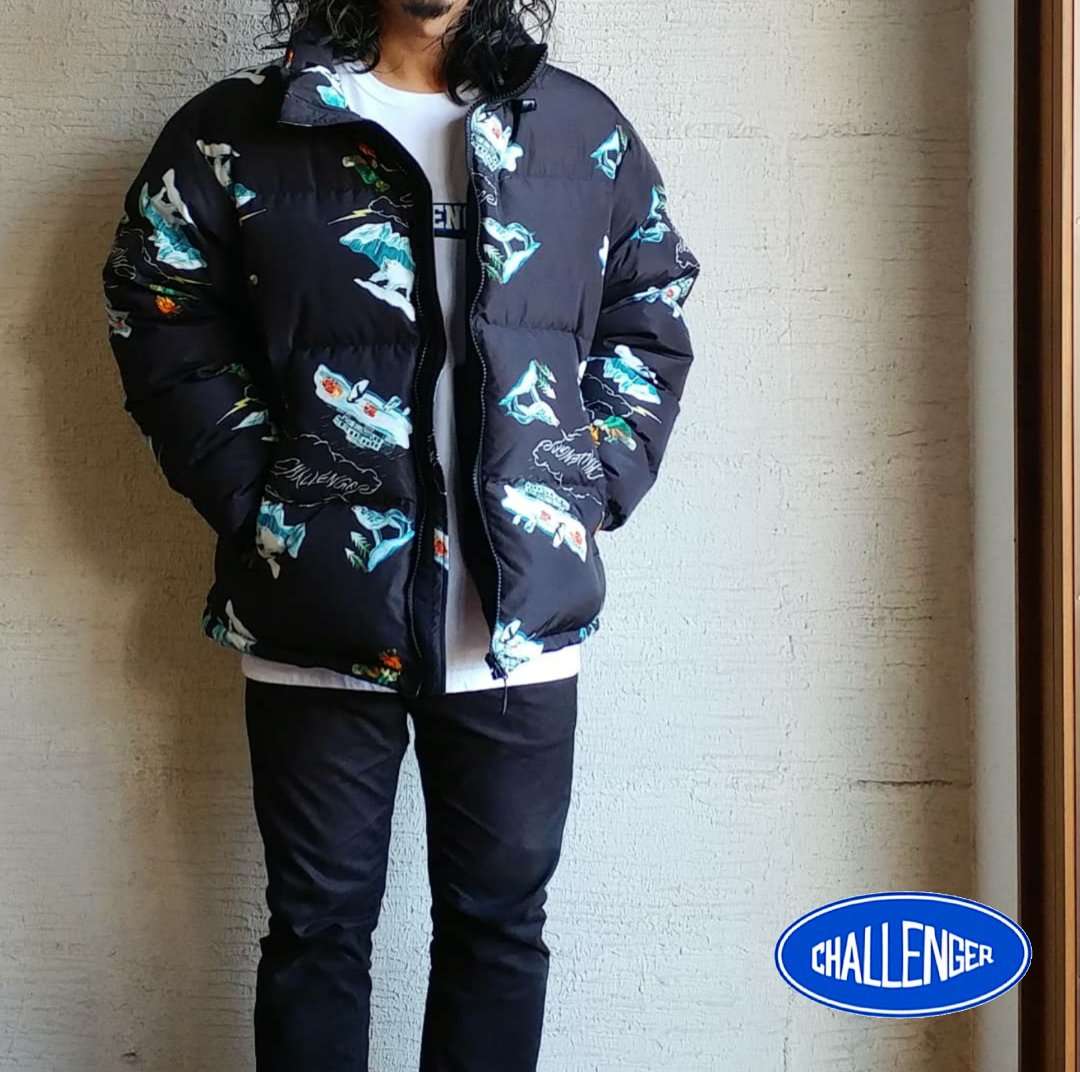 希少】チャレンジャー PRINTED DOWN JACKET | acerometalurgia.com.br