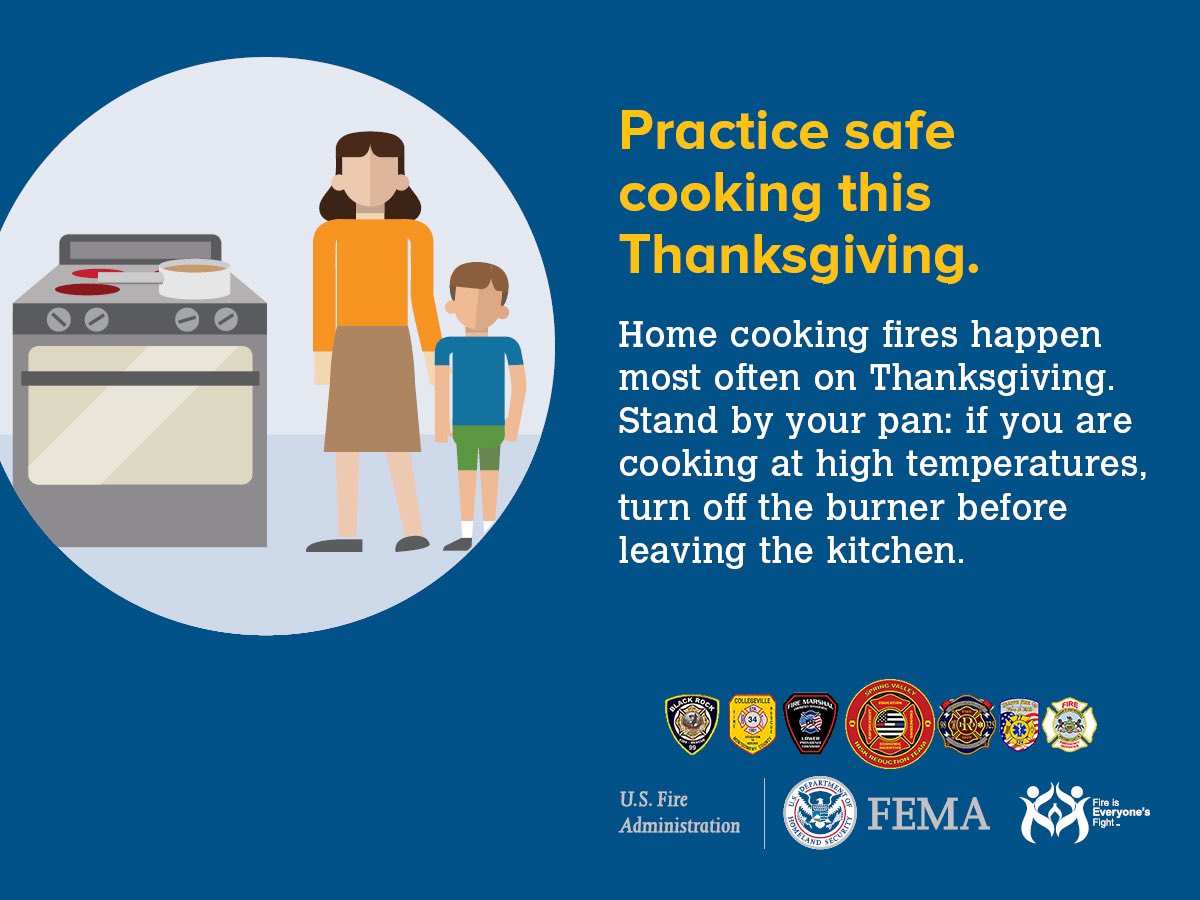 SpringValleyRRT's tweet image. Let’s not forget about turkey fryers. Please keep a safe distance from your house, have proper safety measures and always make sure your turkey is completely thawed! #frozenturkeyproblems #Springford #PerkiomenValley #riskteduction