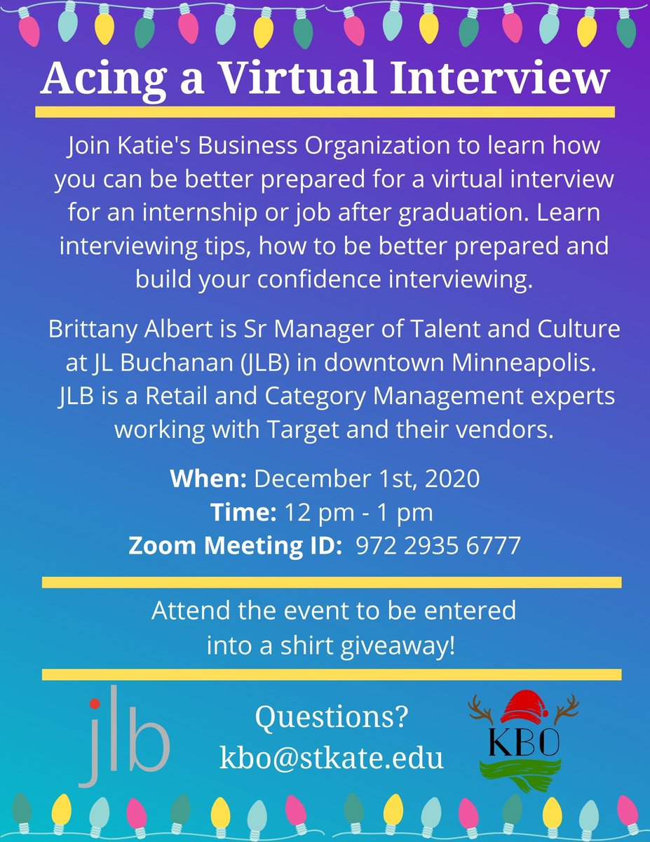 kboscu's tweet image. Our first virtual event is December 1st! Hope to see you have you join us!