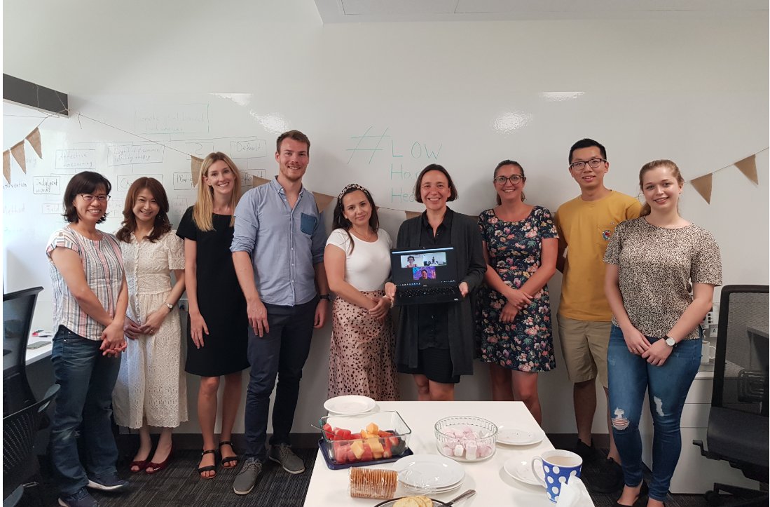 SaraDolnicar's tweet photo. Officially launched the @arc_gov_au funded #LowHarmHedonism Initiative at an enjoyable & environmentally friendly morning tea
1 amazing project manager
2 keen #postdoc s
4 #PhD students - 1 on zoom because she is about to have a little baby girl
+ collaborators
Living the dream https://t.co/5UPBRGFImN