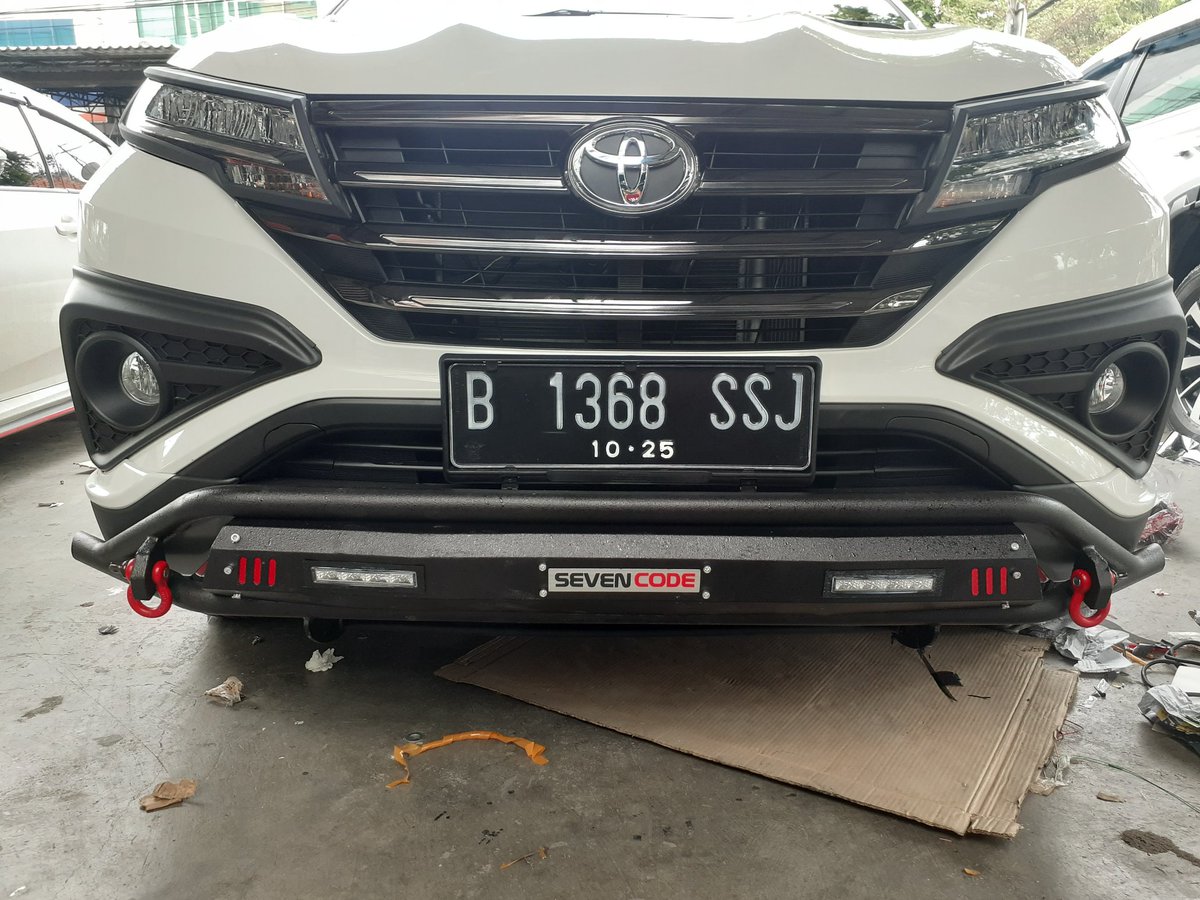 sevencodestore's tweet photo. Front &amp; Rear Bumper Guard Mdl Cobra - All New Rush/ All New Terios

#bumperguard #bumpercobra #tandukcobra #sevencode #cobrastyle #colourmagz #bumperguardsevencode #bumpersevencode #tanduksevencode #newrush #newterios #rush #terios https://t.co/D49iSG6DnE