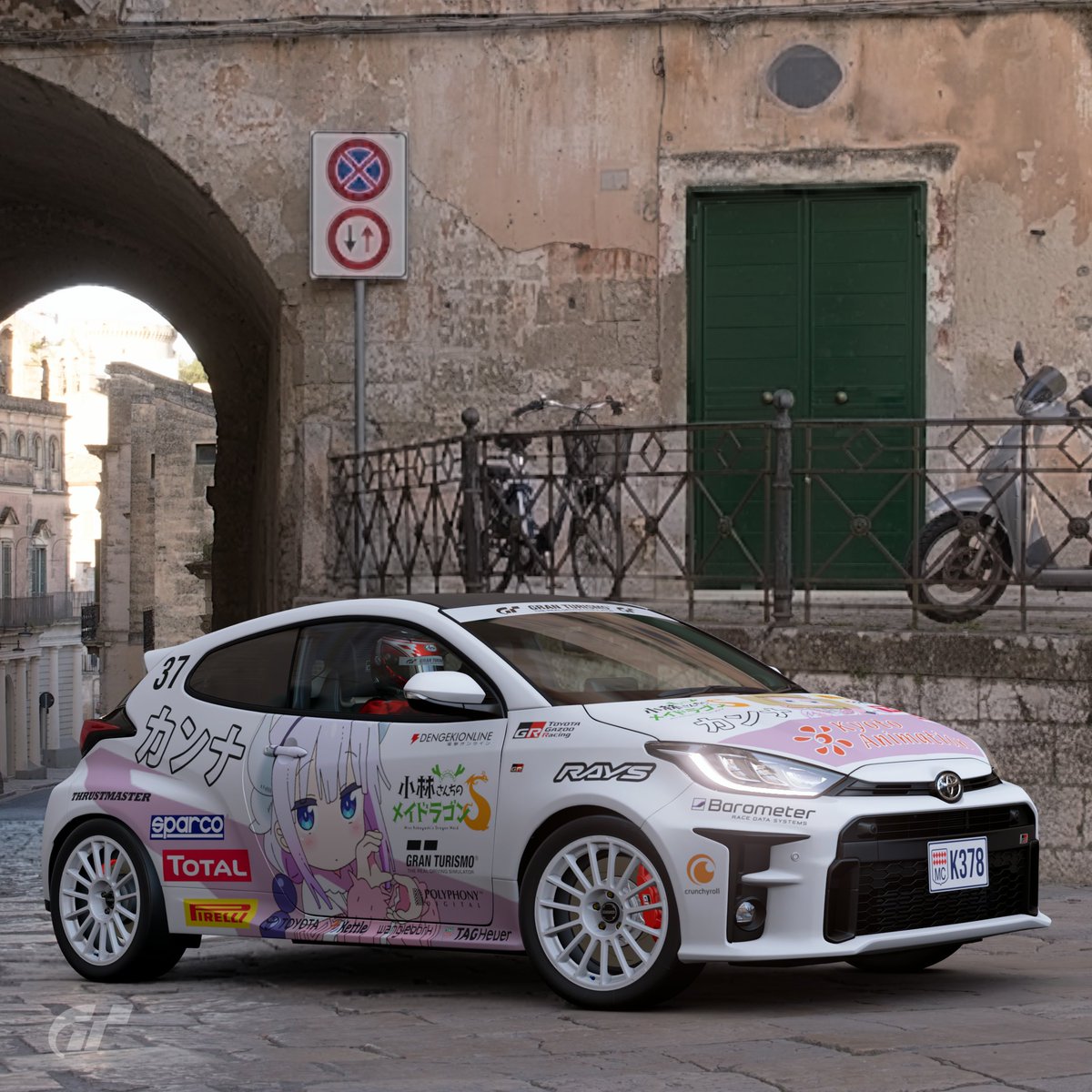 Franz Precious Lavender Granturismo Gtsport Toyota Yaris Vitz ヤリス ヴィッツ Gryaris 小林さんちのメイドラゴン メイドラゴン カンナ カンナカムイ 小林カンナ 痛車 Maidragon Kanna Kannakamui Itasha T Co K9f5vocgcj