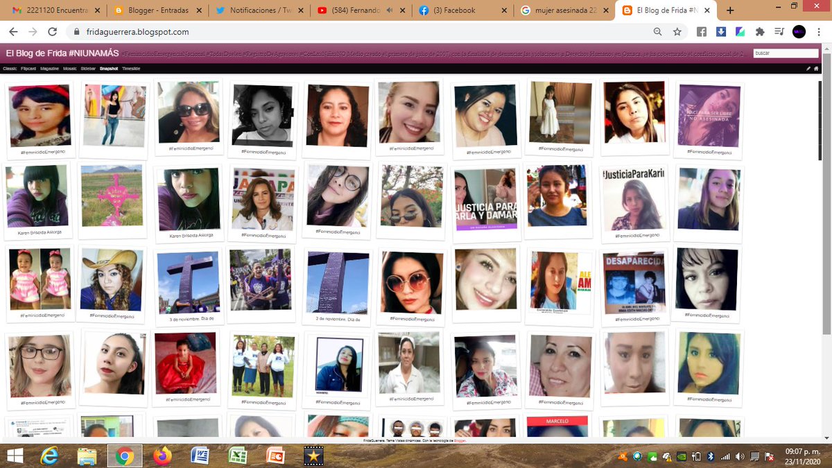 Fridaguerrera's tweet photo. #SofíaAlejandra #Karolina #Anahí #Emily #Jessica #Génesis #Susana #VictoriaElizabeth #Karla #Mónica #Heidi #Damariz #Norma #AnaGloria #ClaudiaCecilia #AnaMaría #TodasNosFaltan #FeminicidioEmergenciaNacional #Noviembre92 #EneNov1608 https://t.co/IrzyOHPmi4 #TodasDuelen https://t.co/AOLAk2gLMo
