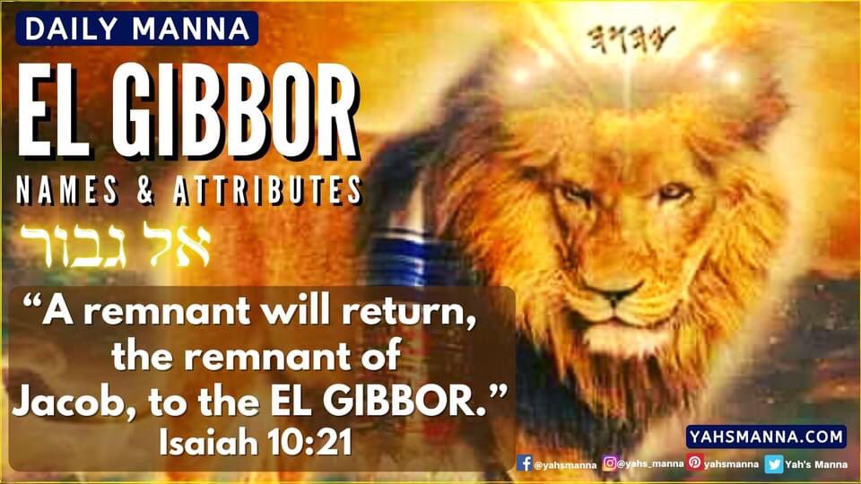 DeboraV90816003's tweet photo. EL GIBBOR: THE MIGHTY ELOHIM WHO DESTROYS HIS ENEMIES - THE TITTLE EL GIBBOR IS EVIDENCE YAHUAH IS ALSO THE MESSIAH YESHUA - Read full at https://t.co/R3CCRzGF39 #biblestudy, #DailyManna, #ElGibbor, #Godsattributes, #Godsnames, #MessiahYeshua, #MightyElohim https://t.co/b0EP1W0JtX