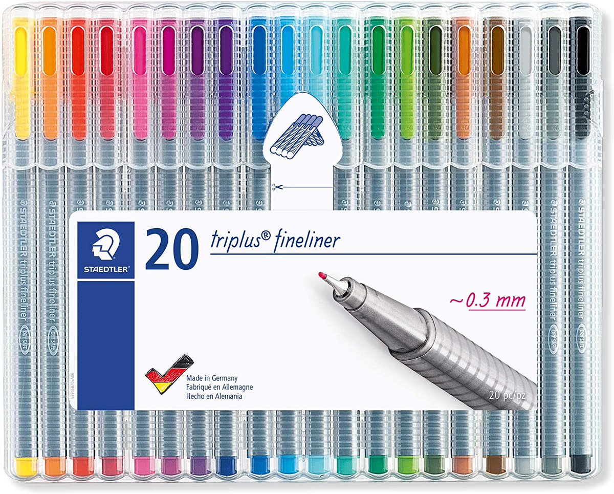 Staedtler triplus fineliner: I’ll be honest, the only reason I have these is because I stole them from my little sister. They’re nice but not gel. don’t smear, sometimes bleed on regular paper. No clickability. case is nice and does the neat stand. Likely won’t be stolen, 7/10