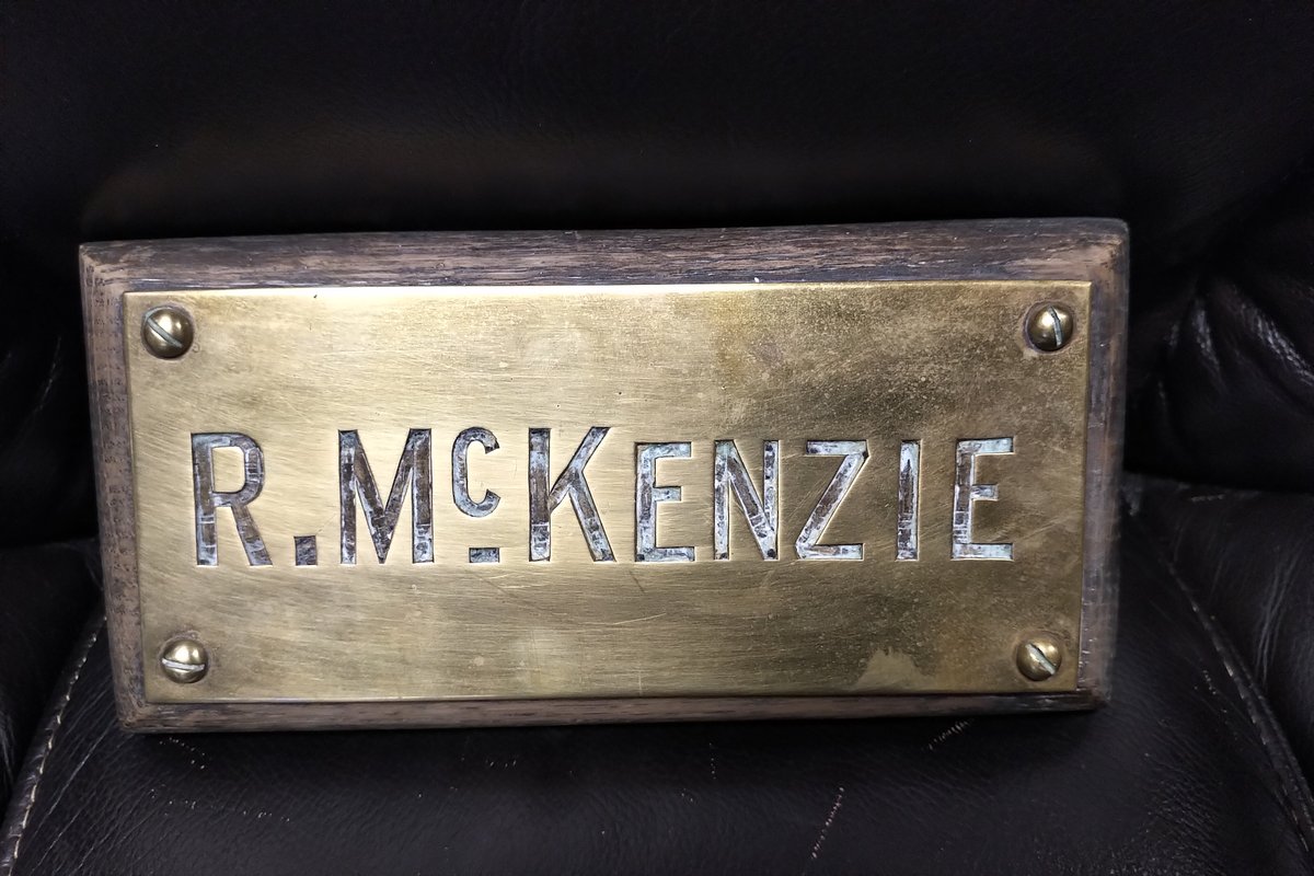 InsureMB's tweet photo. a #flashback to 1911 with the First Auto Trip Across the Prairies.
#DYK My Great-Grandfather and namesake was in the first auto to drive from Winnipeg to Victoria. His office Name Plate now adorns my office door  #historyweek2020 https://t.co/CFHOcS7ed4