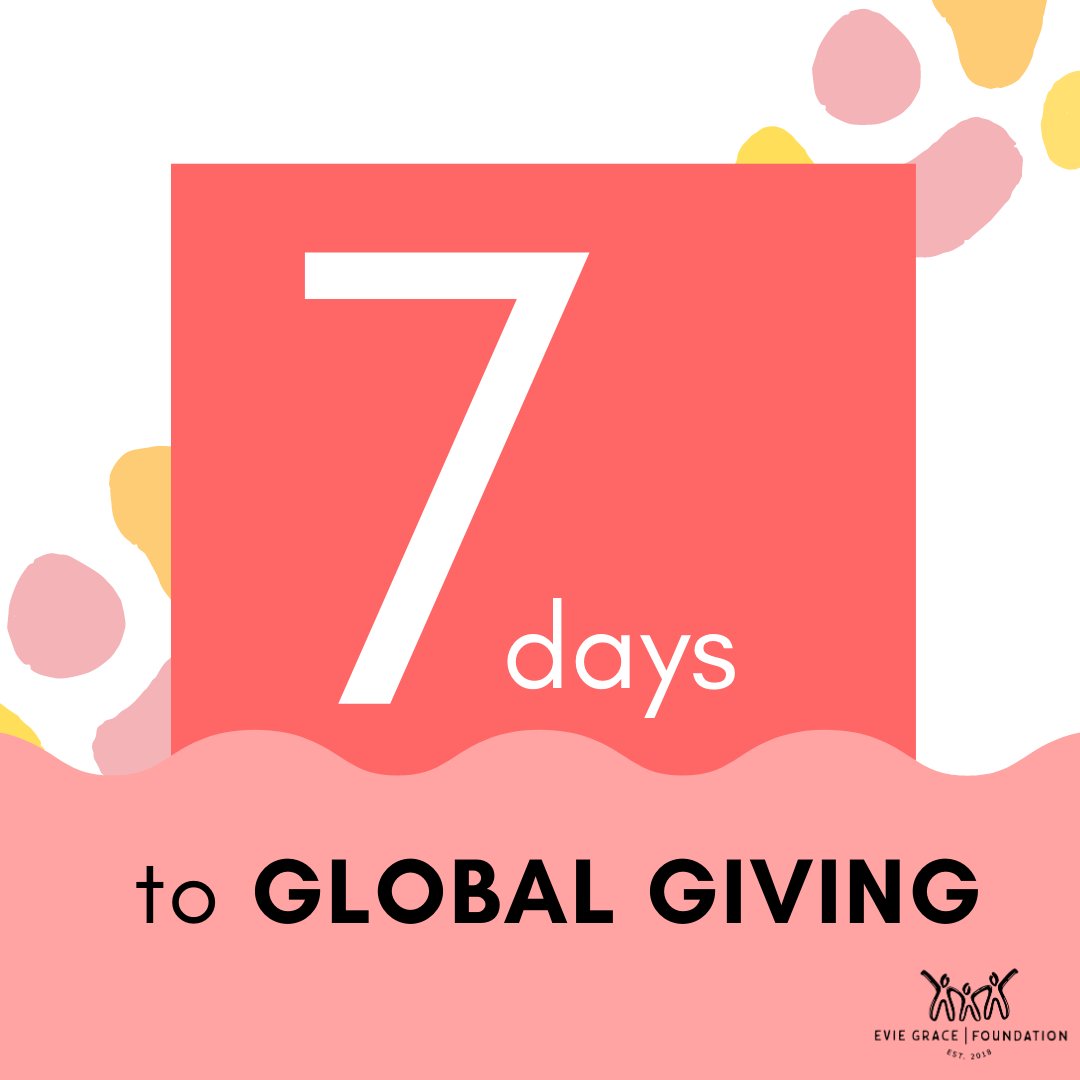EvieFoundation's tweet photo. SEVEN DAYS, ONE HOUR &amp; TWENTY SEVEN MINUTES  TO GO.
https://t.co/9DE9Zy1Vql https://t.co/agkEKm7poW