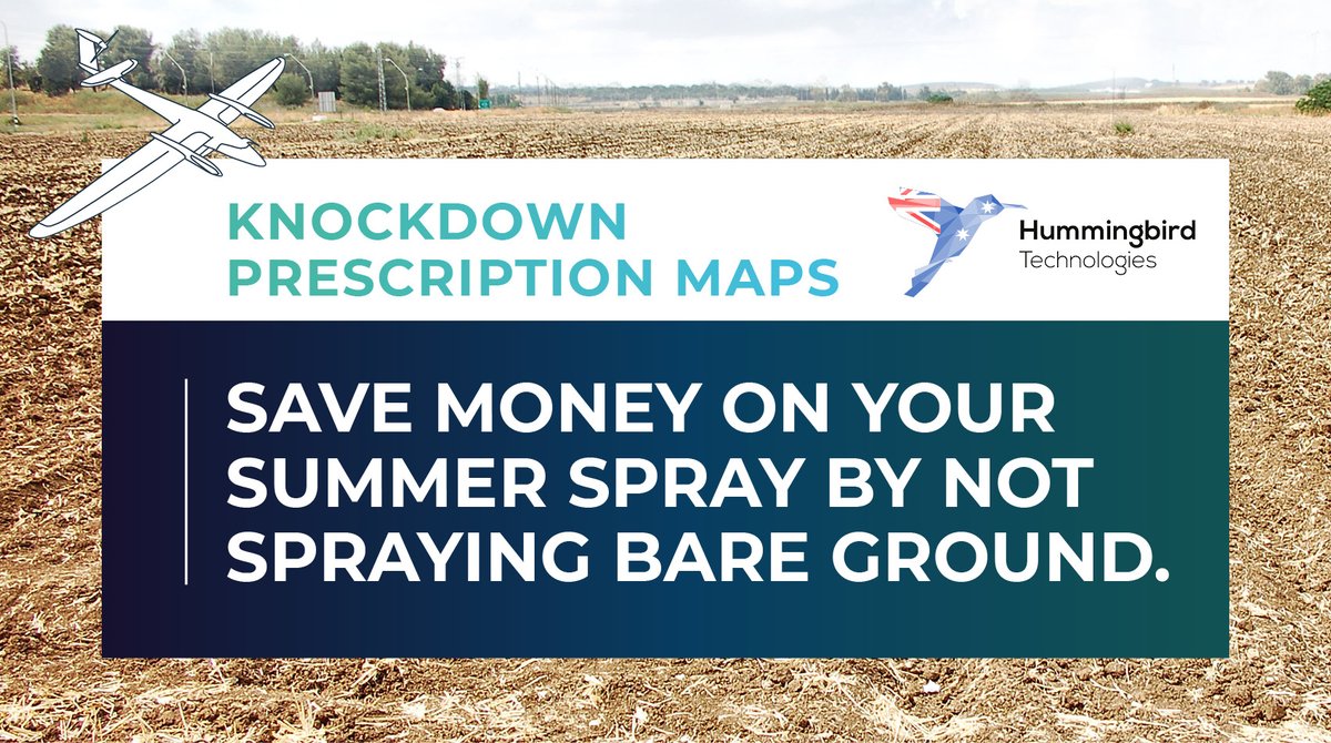 Hummingbird Knockdown Prescription Maps: Using drone footage, we'll create a prescription map identifying the areas where weeds are present.
Upload the prescription map to your boomspray monitor and spray only the weeds!
Contact us: scottw@hummingbirdtech.com 0437470015
#ausag https://t.co/SEsWZyKHQl