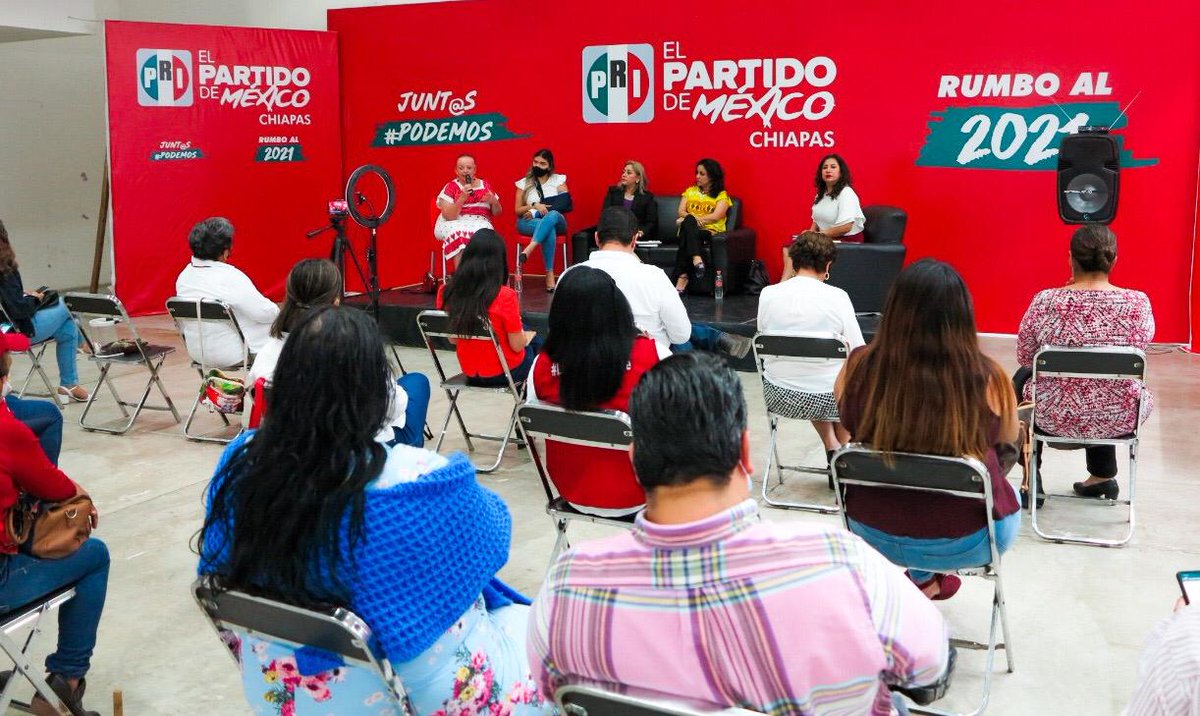 El Presidente <a href="/rubenzuarth/">Rubén Zuarth</a> y la secretaria <a href="/rouse_isabel/">olga isabel</a>, acompañaron a mujeres priistas al Foro en el Marco del Día Internacional Contra la Violencia hacia la Mujer, en donde refrendaron el compromiso de nuestra dirigencia <a href="/alitomorenoc/">Alejandro Moreno</a> y <a href="/caroviggiano/">Carolina Viggiano</a> de garantizar sus derechos