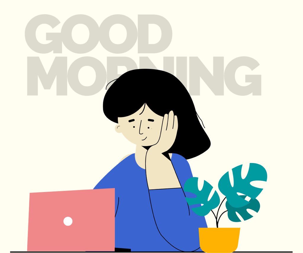 Just started new hobby <a href="/figmadesign/">figmadesign</a> is better for anything 😍 #flatdrawing #characterdesign #minimalart #digitalart #morningvibes☀️ #workinggirl