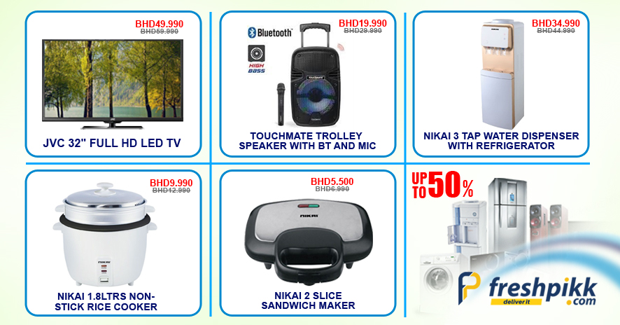 freshpikk's tweet photo. Sale up to 50% on selected Gajria Electronics products.. order yours from https://t.co/0kmz3swAk4 and get it in two hours. #freshpikk #bahrain #bahrainstores #shoppingonline #fast_delivery #safe_delivery #sale #Electronics 

 Download the app now 
https://t.co/XDGjUERTOQ https://t.co/8mHy4h6dXL