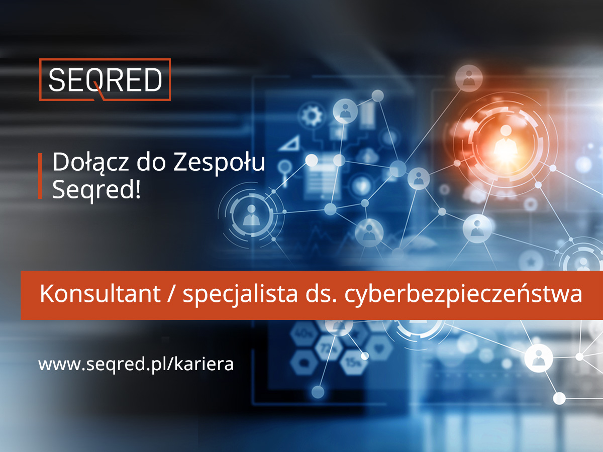 Masz doświadczenie w wyborze, definiowaniu lub projektowaniu mechanizmów i wymagań cyberbezpieczeństwa oraz realizacji projektów mających na celu ocenę poziomu cyberbezpieczeństwa w organizacji?

Sprawdź: seqred.pl/kariera/

#rekrutacja #cyberbezpieczeństwo #praca