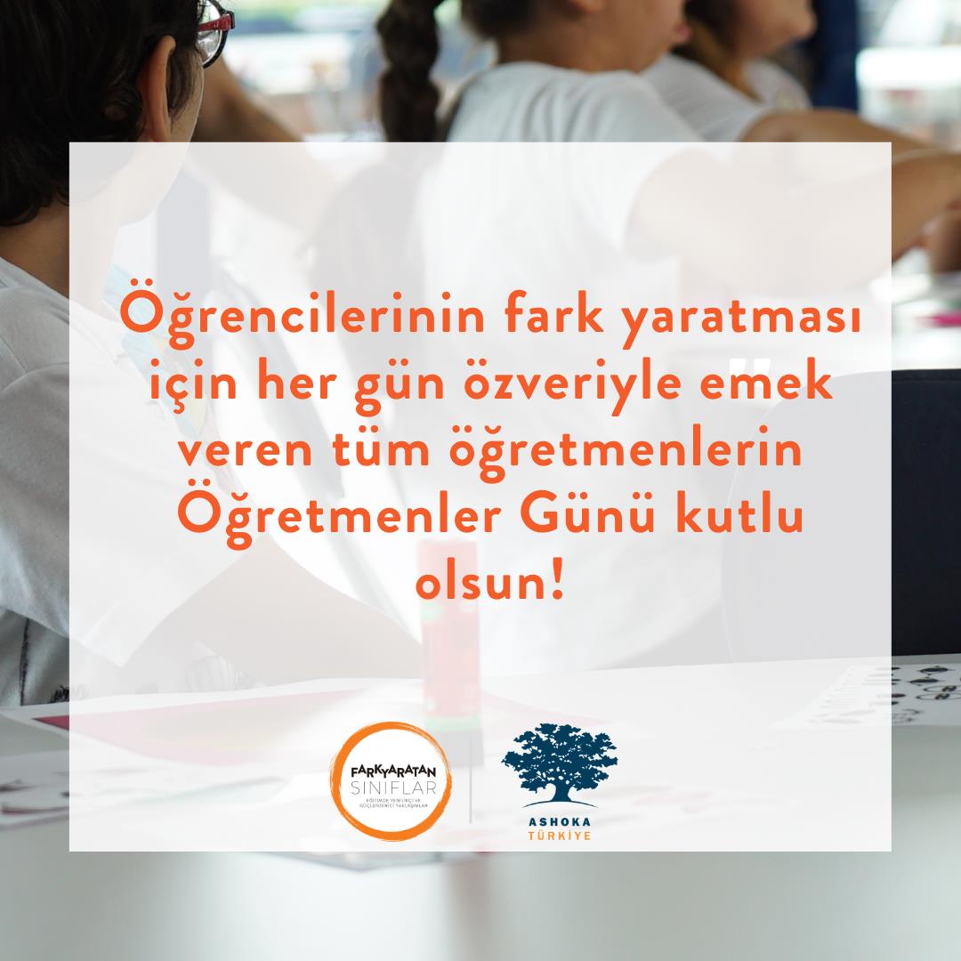 Öğrencilerinin fark yaratması için her gün büyük bir özveriyle emek veren tüm öğretmenlerin #ÖğretmenlerGünü’nü kutlarız! 

#farkyaratansınıflar 
#farkyaratanbeceriler 
#empati
#ekipçalışması
#yaratıcıproblemçözme
#yeniliderlik