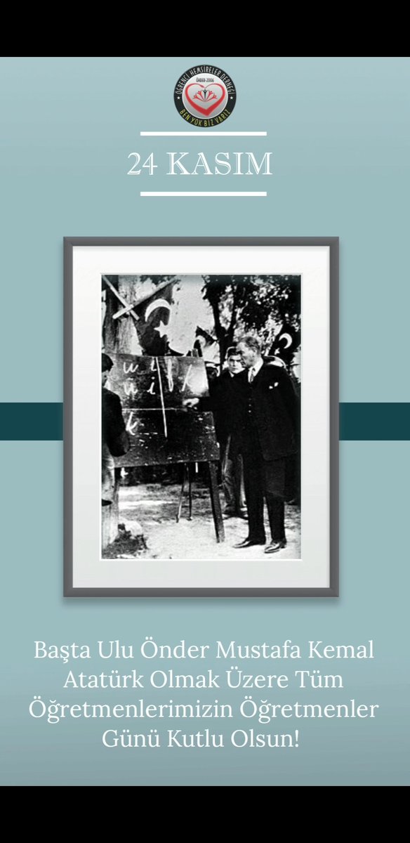 24 Kasım Öğretmenler Günü hikayemiz ☀️
#24KASIM #ogretmenlergunu #Başöğretmen