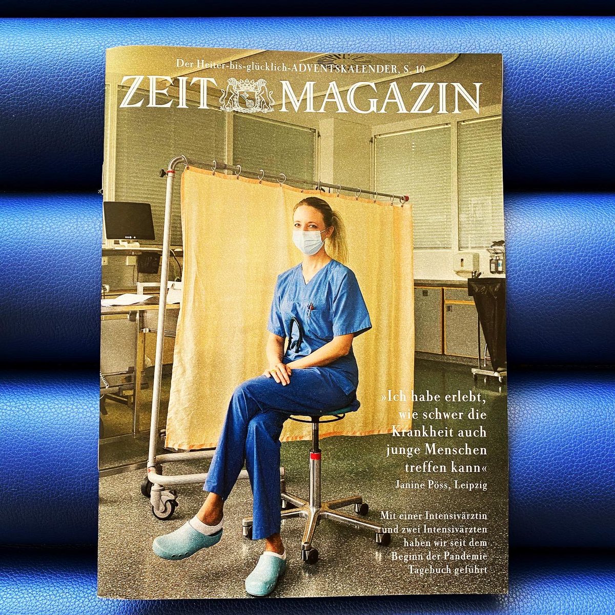 ch_amend's tweet photo. „An manchen Tagen war ich froh, dass nicht alle wussten, was ich wusste.“ Seit März haben wir mit einer Intensivärztin und zwei Intensivärzten Tagebuch geführt. Eine @ZEITmagazin-Titelgeschichte von @FMilbradt, @JoergBurger und Matthias Stolz https://t.co/OYYFOzUotD