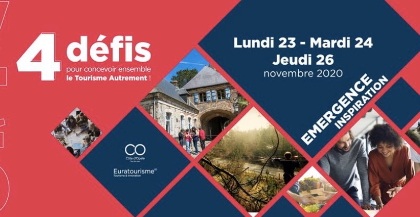 La 5eme édition du #weekendinnovationtourisme est en cours et à suivre sur weekend-innovation-tourisme.fr

3 jours et 4 défis pour concevoir le tourisme autrement.