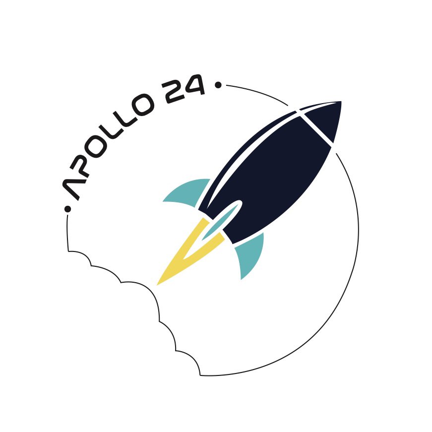 Juste parce que je suis très fière de mon travail 🥺

Je vous présente le logo officiel de la promo #Apollo24 du #MBADMB #Shanghai 🚀

#GoGoGo ⚡️