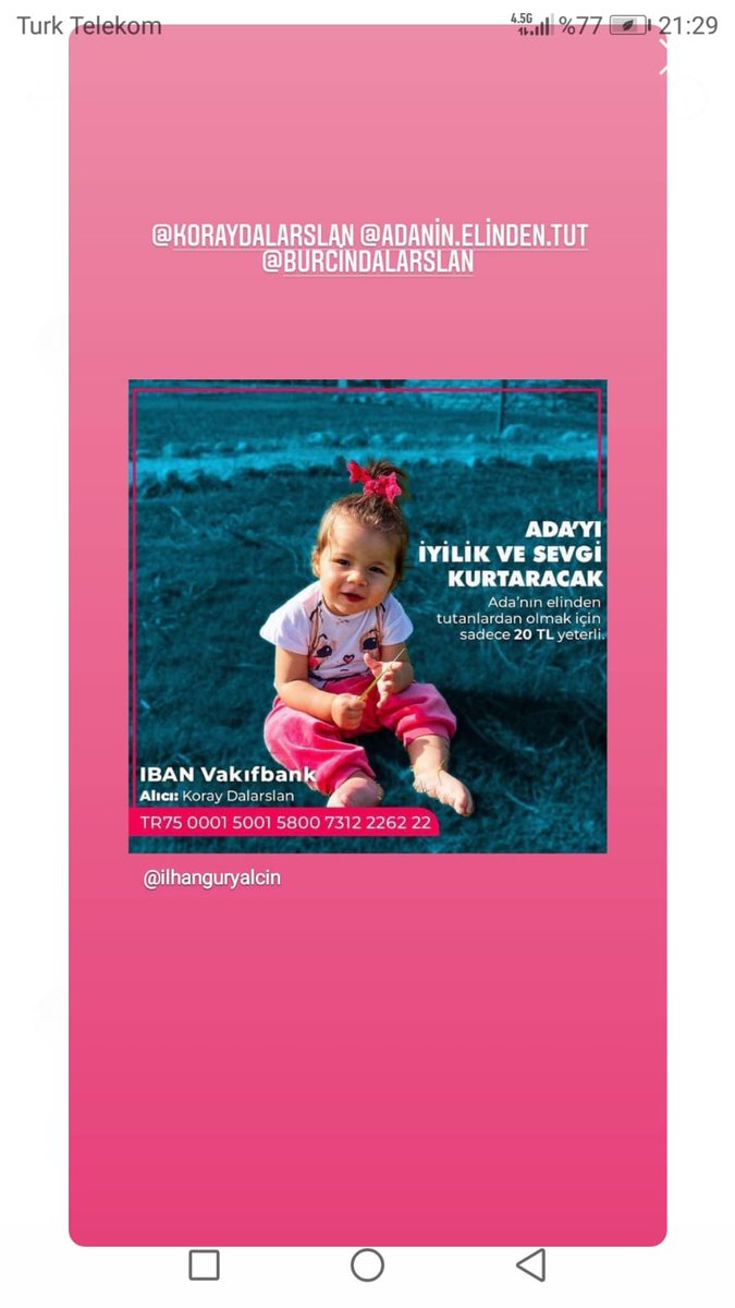 efekentli__'s tweet photo. SMA hastası İzmirli küçük Ada için yardım kampanyası düzenlenmekte. https://t.co/0Srdg3ilKe
