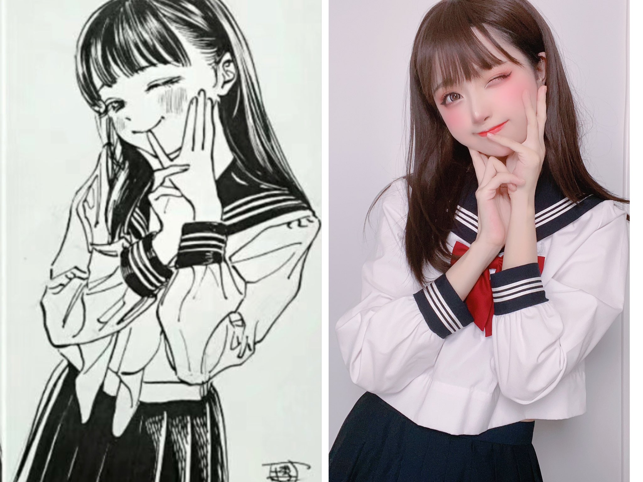 小柔seeu 明日ちゃんのセーラー服 Jkの写真を撮る姿勢を勉強しました W 小柔seeu 明日ちゃんのセーラー服 Jkの写真を撮る姿勢を勉強しました W