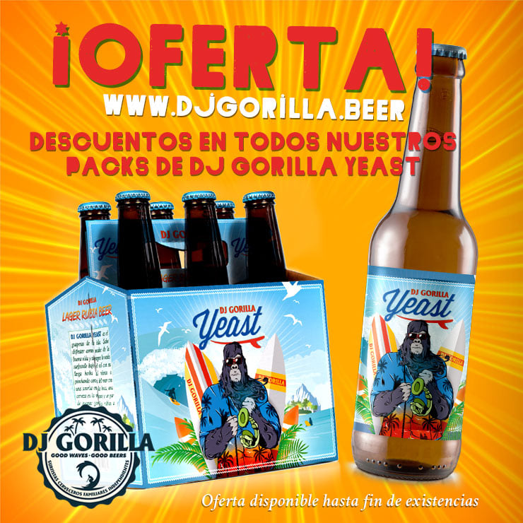 djgorillabeer's tweet photo. ¡Disfruta de tus cervezas DJ Gorilla a un precio único! Hasta fin de existencias tenemos descuentos en todas nuestras cajas de cerveza lager DJ Gorilla Yeast.
Aprovecha esta oportunidad y hazte con nuestros packs a un precio increible:
https://t.co/BfV8u6vpeZ
#cervezas #ofertas https://t.co/dRBPwabpUF