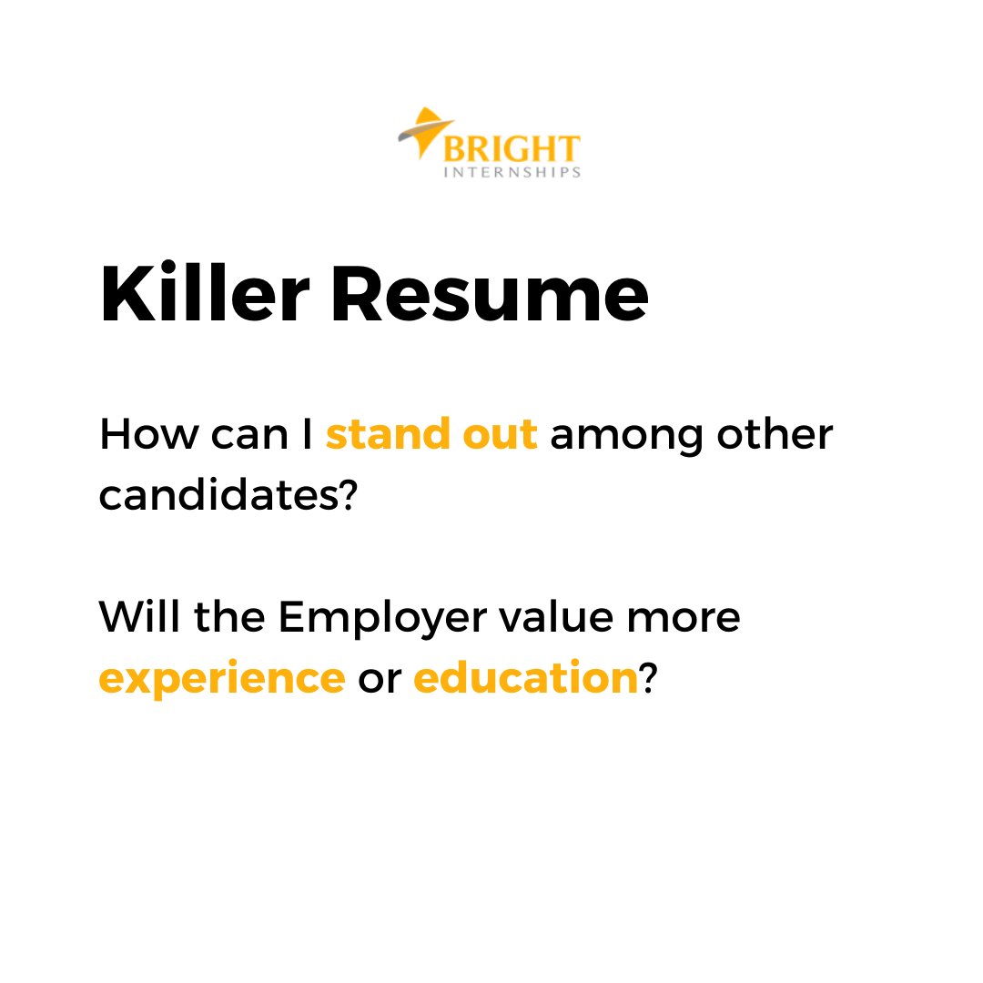 If brighterns include more spesific data in the experience section, your resume will be stand out and ready to compete in the interview #magang  #magangkerja  #internship  #virtualinternship  #paidinternship  #careertraining  #resume  #interview  #SkillUpNow