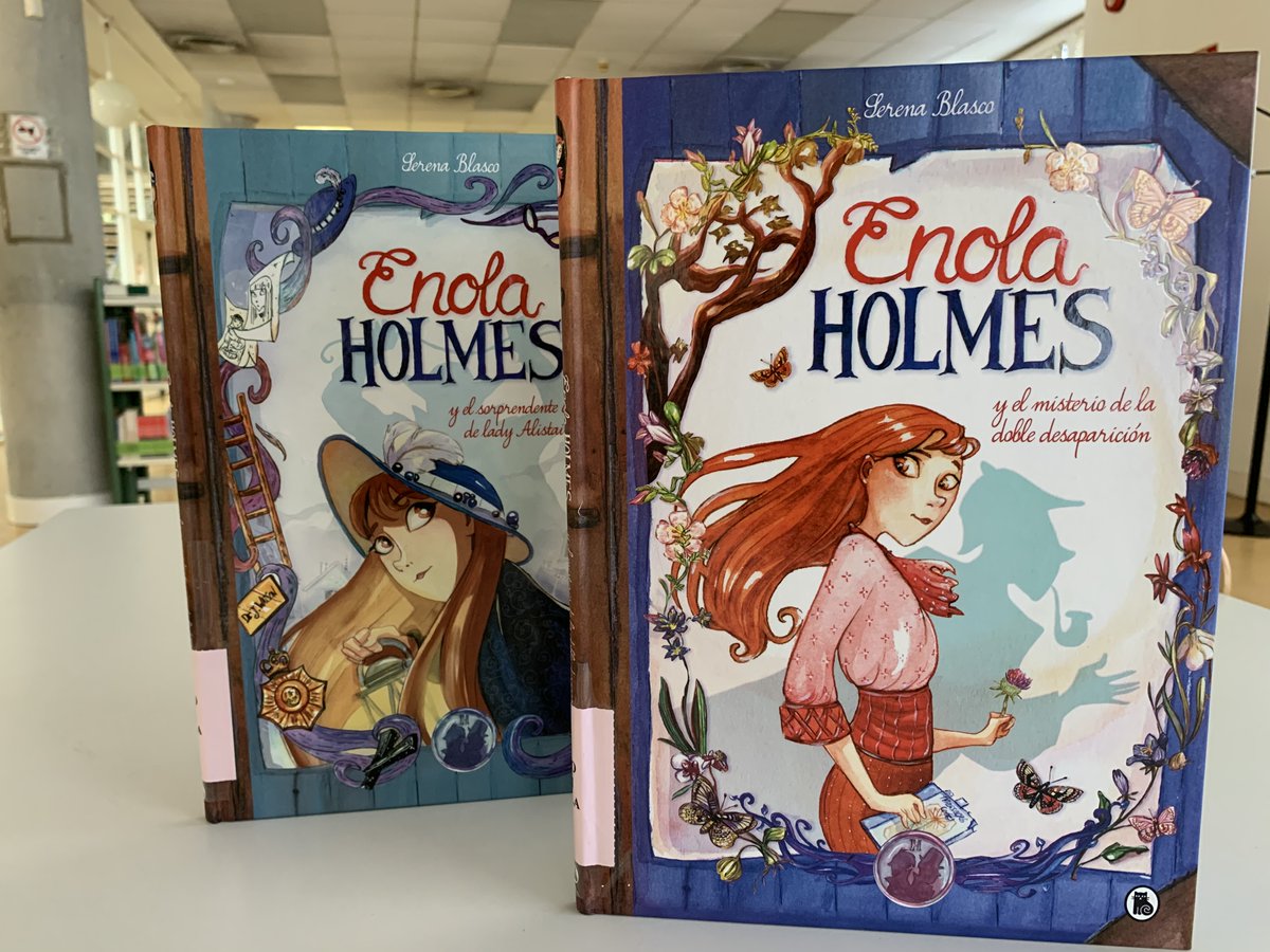 BiblioMostoles's tweet photo. Enola Holmes es la hermana pequeña del famoso detective Sherlock Holmes. Hoy os traemos las dos primeras entregas de esta novela gráfica, cuyas autoras son Nancy Springer y Serena Blasco #leeuncomic https://t.co/HHYTgj0fuI